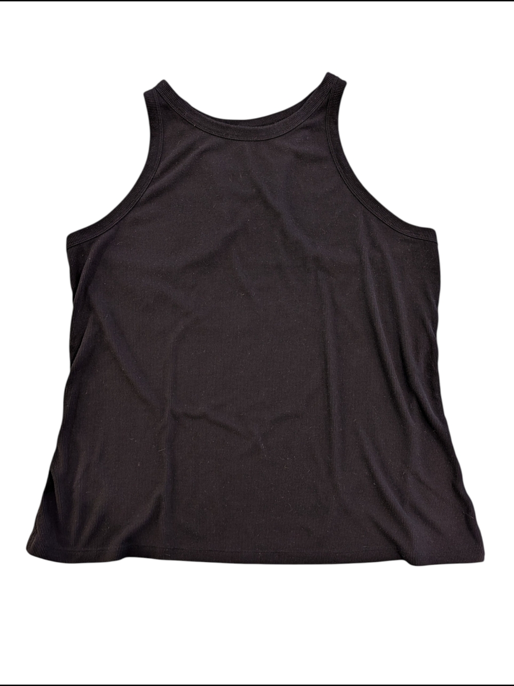 Old Navy Black High-Neck Racerback Tank - Women